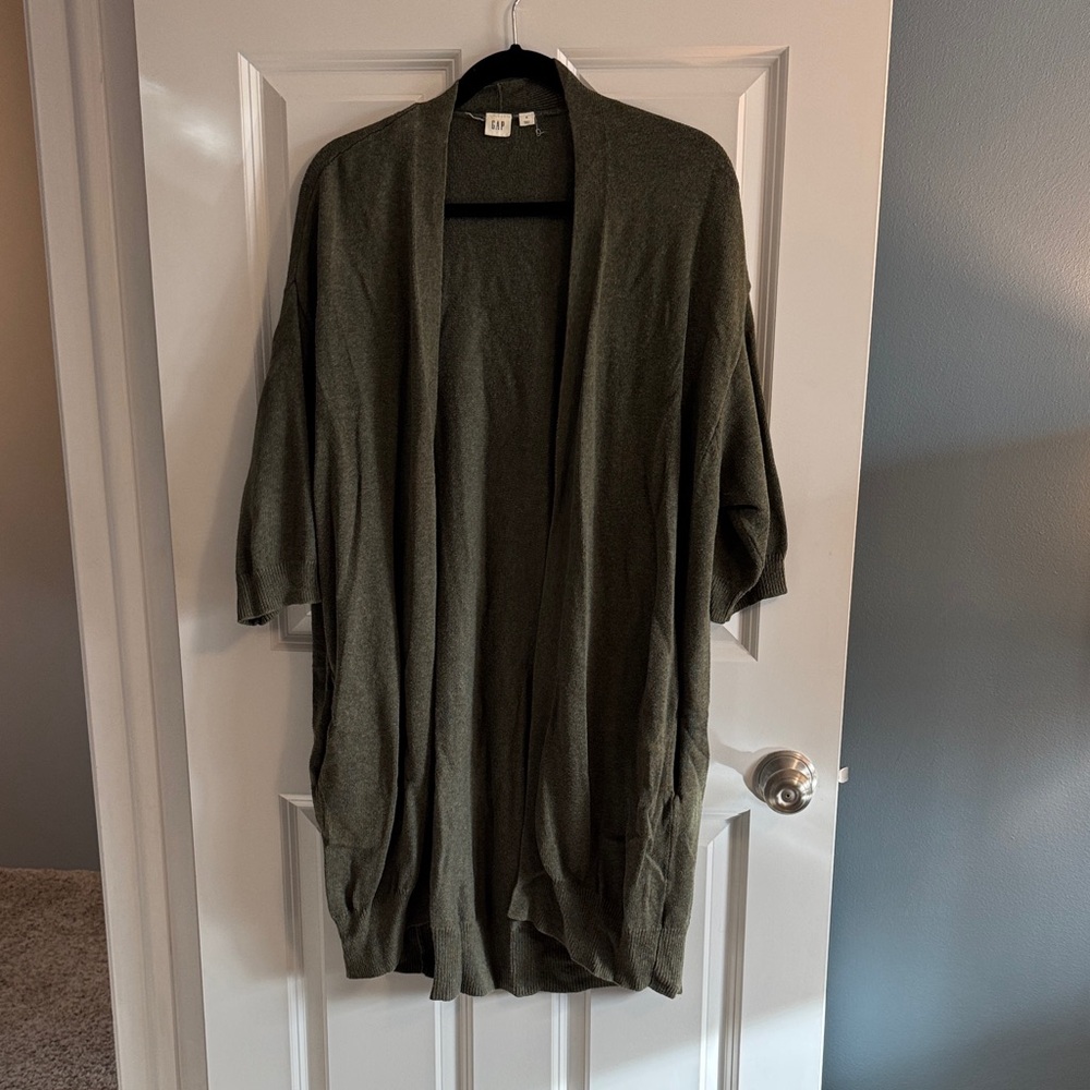GAP 100% cotton drop shoulder cardigan